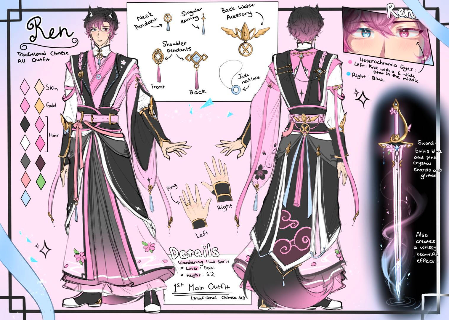 Original Chinese AU Outfit