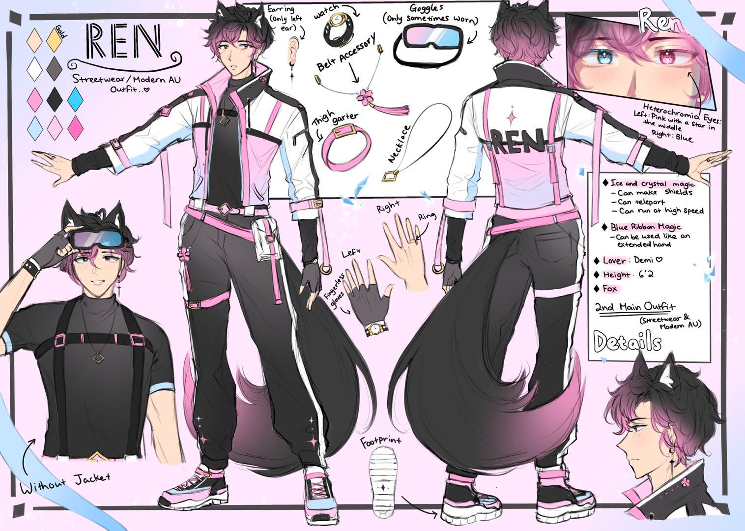 Streetwear AU outfit